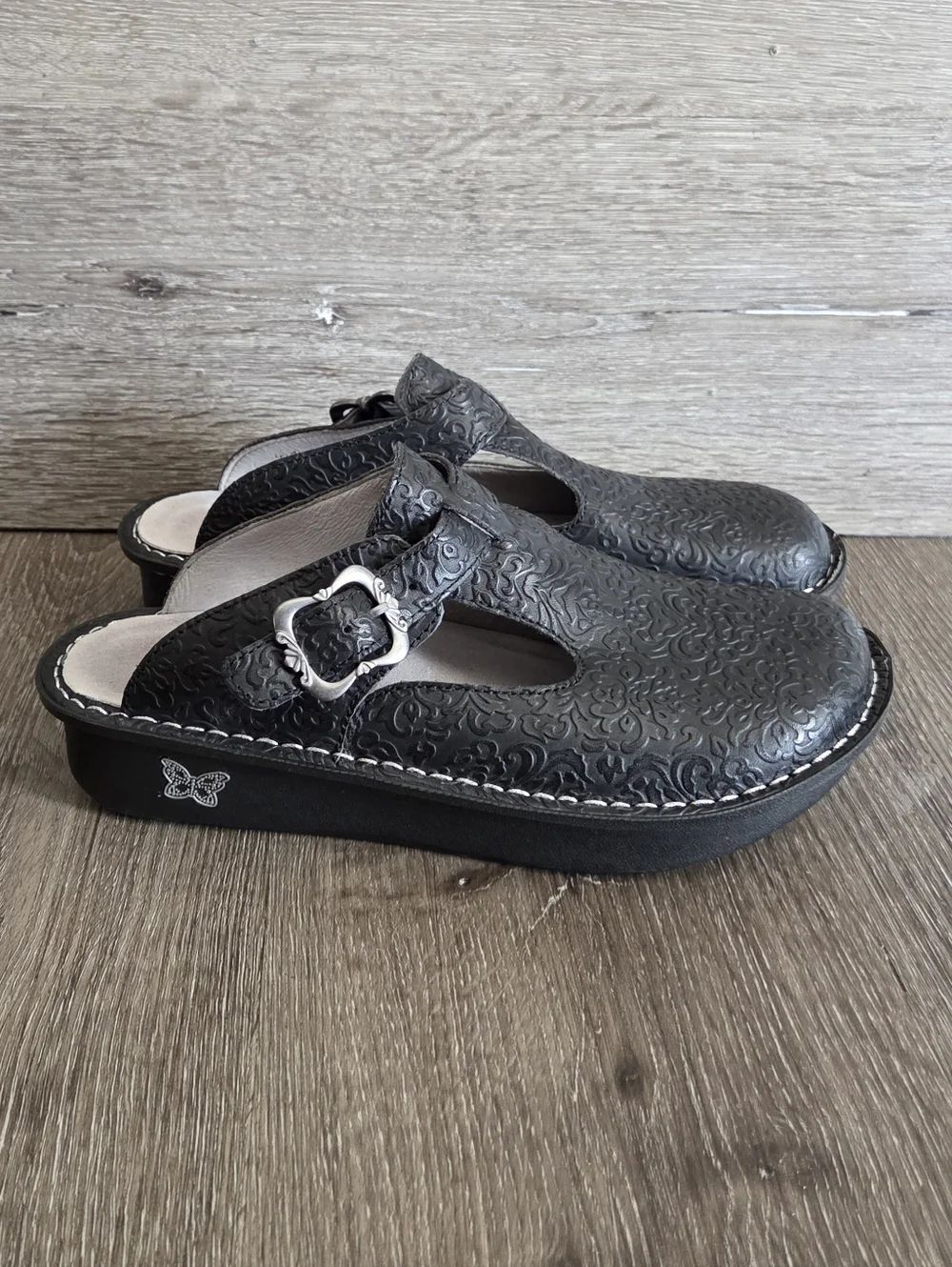 Alegria Calssic Clog Hello Doily Slip-On Shoe Size 40